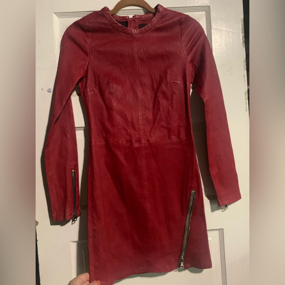 NWOT RtA 100% lamb leather lipstick red. Perfect condition.